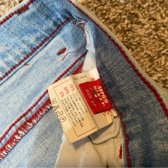 MISS SIXTY Tommy Flare Jeans in Light Wash Size 27 - Picture 5 of 16